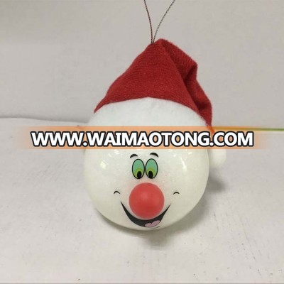 wholesale 75mm christmas ball foam crystal ball Christmas tree ornament ball