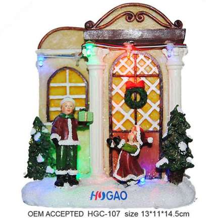 LED Festive Christmas Village House Ornament Decoration Lights